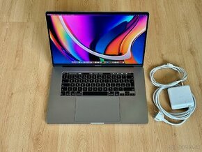 MacBook Pro 16" (2020), 2.6GHz i7/16GB/512GB, TOP STAV