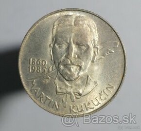 100 Kčs, 1985 - Martin Kukučín - 125. výročie