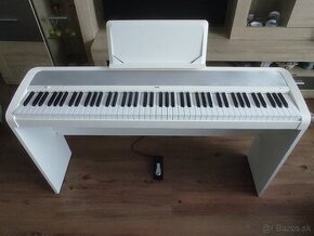 Digitálne piano Korg B1 so stojanom, pedálom a slúchadlami