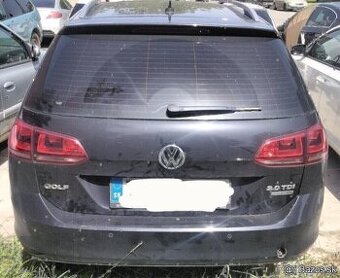 predám Zadný nárazník Volkswagen Golf VII 2.0 TDI 2014 varia