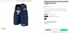 HOKEJOVÉ NOHAVICE CCM TACKS - nové so stitkami, M a XL