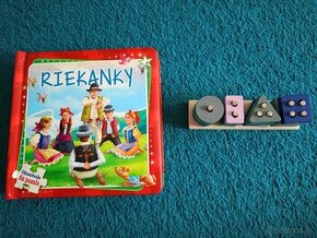 Kniha s puzzle Riekanky + skladačka