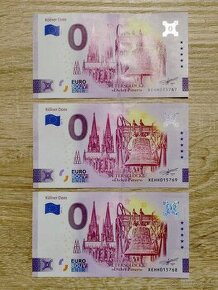 0€ bankovka Kolínsky dóm - 1