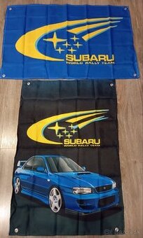 Vlajky Subaru Impreza WRX STI rallye team