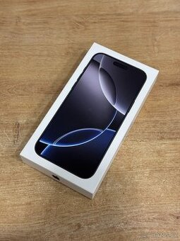 NOVÝ iPhone 16 Pro 256 GB Black Titanium + Záruka