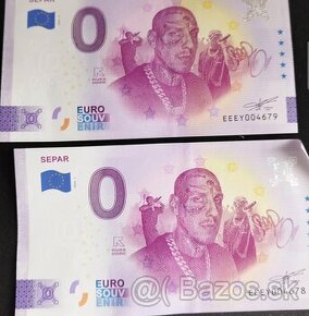 Separ 0€ bankovka