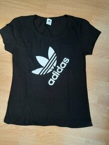 damske tricko adidas cierne