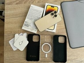 Iphone 14 PRO zlatý, Kryty zdarma + záruka - apríl 2025