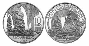 Euromince.10€ Jaskyne Slovenského krasu BK.