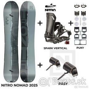 NOVÝ Nitro NOMAD 2025 splitboard set