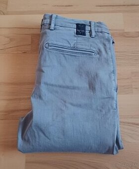 Replay hyperflex krémovozelenkavé chino