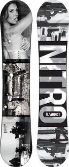 Snowboard Nitro addict 155 + viazanie burton velkost M