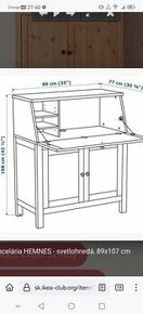 hemnes komoda s pisacim stolom