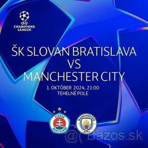 Slovan Bratislava x Manchester City - Liga Majstrov