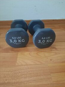 Cinky na fitness 2x3 kg sive - 1