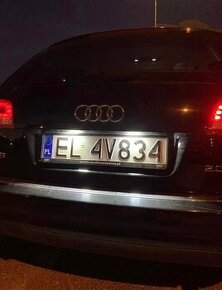 AUDI LED osvetlenie ŠPZ - ostrá biela farba