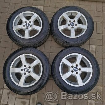 Alu disk 5x100 7J x 15 ET37 +zimné pneu Octavia I