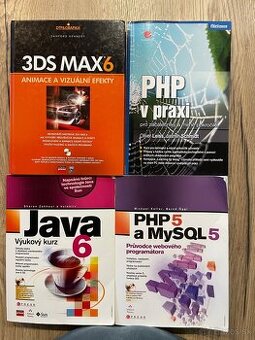 Knihy Java 6, PHP 5 MySQL 5, 3DS Max 6