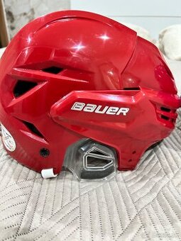 ✅ PROFI HOKEJ PRILBA - BAUER RE-AKT 95 RED - size = L ✅