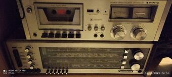 NORDMENDE HIFI RECEIVER , SANYO DECK