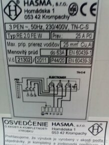 Pilierovy rozvádzač Hasma