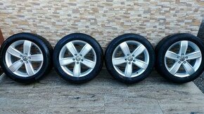 Predám originál disky VW Corvara 5x112 Continental215/55r17