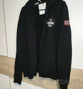 Napapijri mikina na zips čierna XL - 1