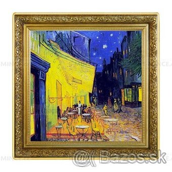 Investičné striebro - Van Gogh: Café Terrace at Night