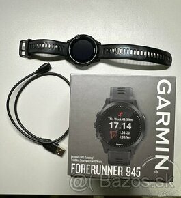 Predam Garmin Forerunner 945 + pas HRM Run - 1