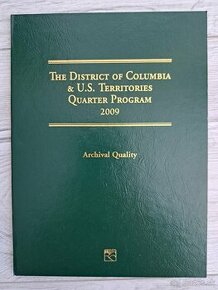 súprava 12-mincí 2009 P&D DC & Territory Quarters