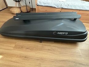 Strešný box Hapro Zenith 6.6 antracit +nosič Thule rapid 757