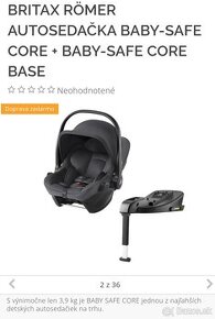 BRITAX RÖMER Autosedačka Baby-Safe Core + Baby-Safe Core Bas