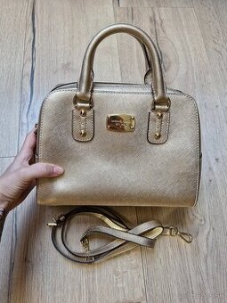 Michael Kors zlata pale gold kabelka