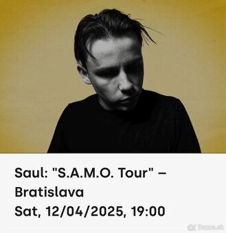 Saul koncert Bratislava 12.4.