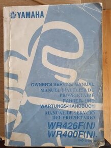 Navod na obsluhu Yamaha WR400F