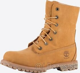 kožené vysoké Timberland topánky - 1