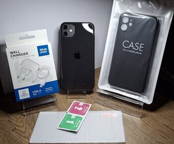 Iphone 11 BLACK 64GB - NOVÁ BATÉRIA 100%- TOP PONUKA