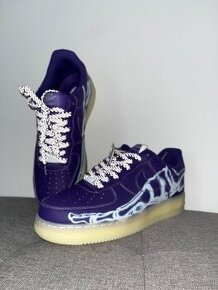 Nike Air Force 1 Low '07s QS Purple Skeleton Halloween REP