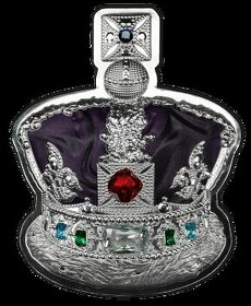 investičné striebro - mince - Imperial state crown Elizabeth