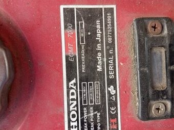 Elektrocentrála Honda ecmt 7000