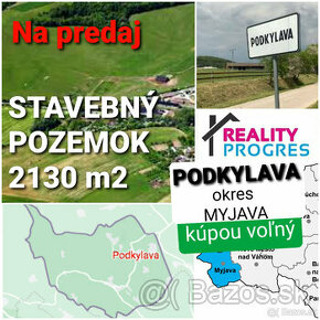 STAVEBNÝ POZEMOK 2130 m2 PODKYLAVA okres MYJAVA