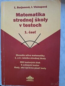 Matematika strednej školy v testoch Ľ.Burjanová