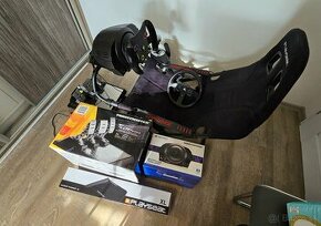 Simulátorový playseat rig (Thrustmaster)