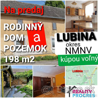 RODINNÝ DOM-CHALÚPKA s "VÍŠKOU" a POZEMOK 674m2 LUBINA-NMN