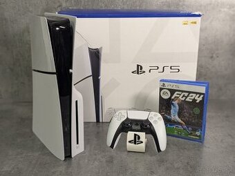 Playstation 5 Slim s mechanikou + 1 ovládač + Fifa FC 24