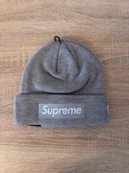 Supreme Grey Box Logo Beanie - 1