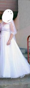 Svadobné šaty šité na mieru, veľkosť 42-44