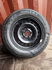 5x112 r15 kolesa disky golf octavia a3 leon zimne 195 65 15 - 1