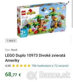 Lego duplo divoké zvieratka