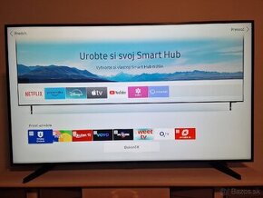 Samsung smart TV 4K 139cm uhlopriečka.